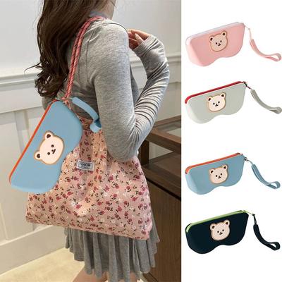 Neue Multifunktionale Brillen Tasche Wasserdicht Staubdicht Kleine Gegenstände Taschen Silikon Münzbeutel