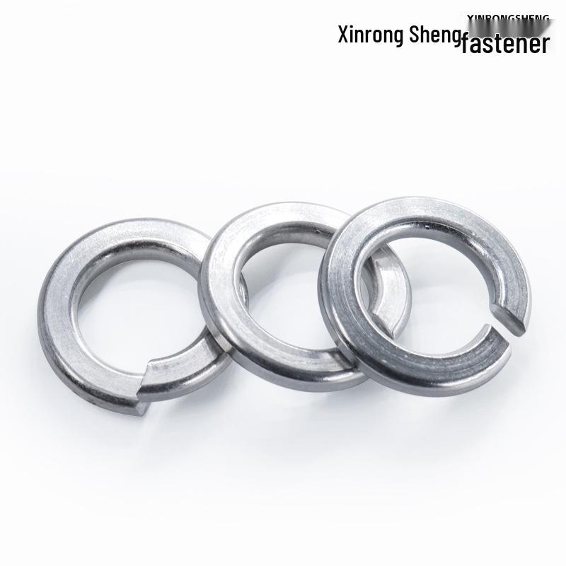 304 Stainless Steel Split Lock Washer - American Style Spring Spacer for Inch Screws