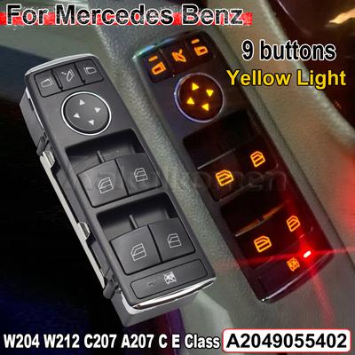 A2049055402 New Electric Power Master Window Switch For Mercedes Benz W204 W212 C207 A207 C E Class X204 A2128208310 A2049058202