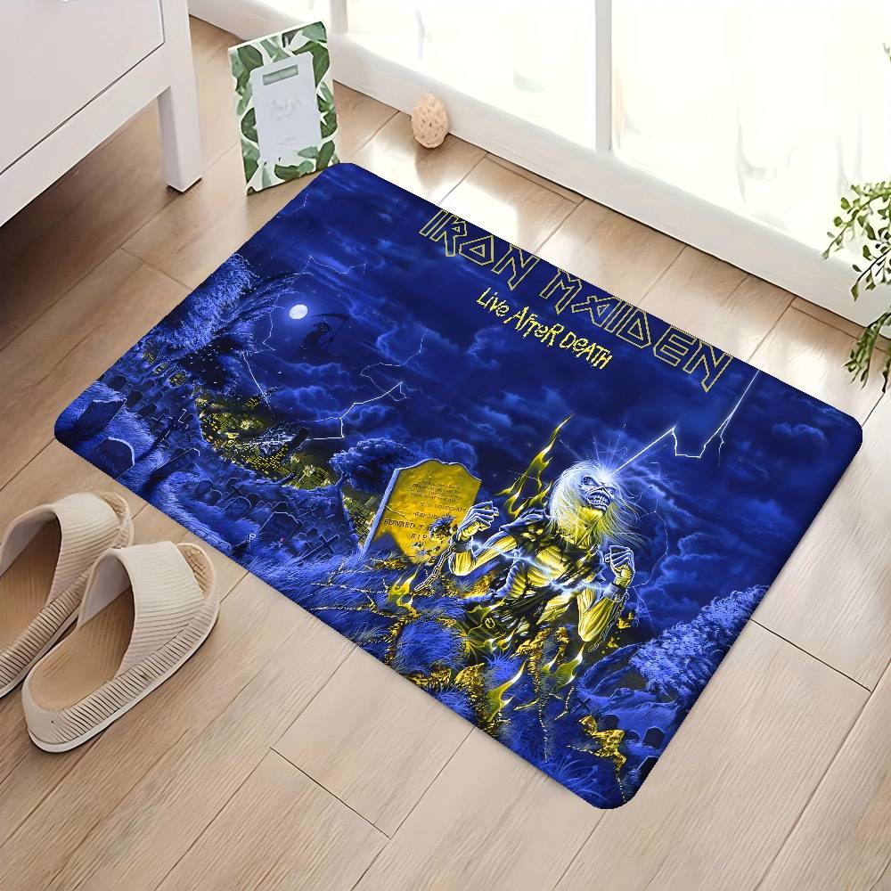 I-iron Maiden Floor Mat Kids Room Bedroom Decoration Balcony Anti-Slip Doormat Living Room Welcome Rug