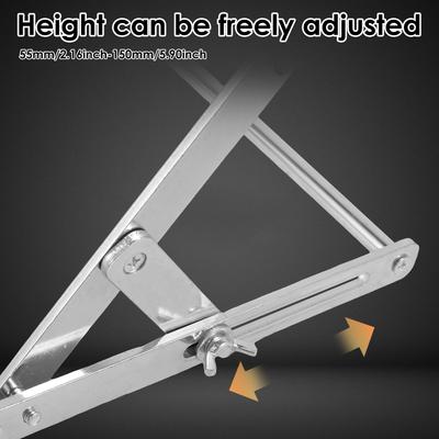 Table Saw Support Stand Adjustable Cutting Machine Attachment Support Frame Table 2.17-5.91inch Cutting Machine Material Holder
