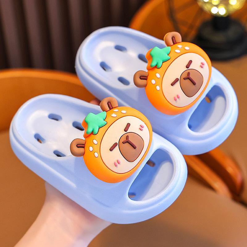 

Summer Children s Water-Resistant Non-Slip Soft Slippers for Boys and Girls, Parent-Child Bathroom Shower Sandals for Kids 40/41Code（Standard size светло-синий