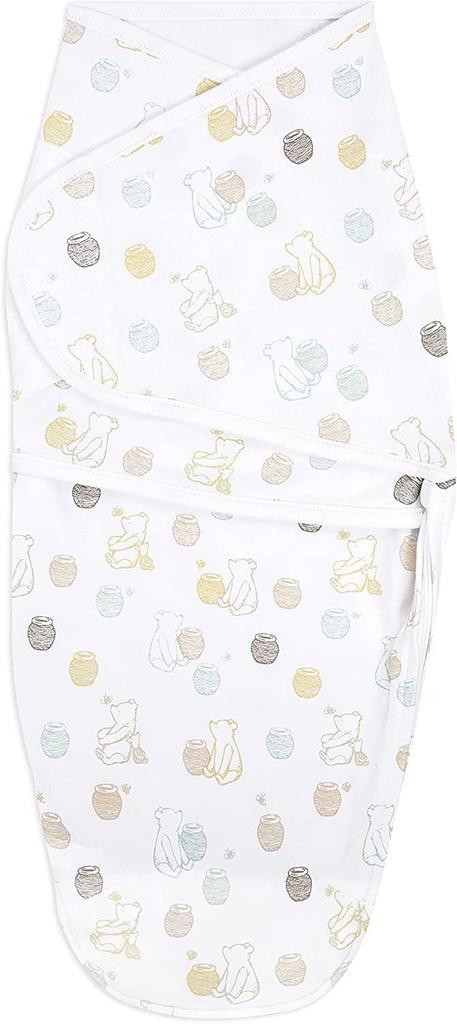 aden anais essentials anais Wrap Swaddle Winnie the Pooh Hundred Acre Woods Disney Hip Dysplasia Association Easy to Put Nighttime Cry Baby