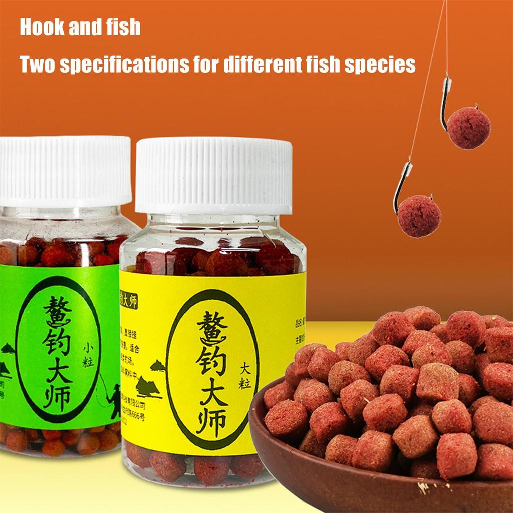 Fish Attractant Freshwater Particle Fishing Lure Fish Luring Food for Freshwater Stream River Reservoir Pond Lake Carp Particle