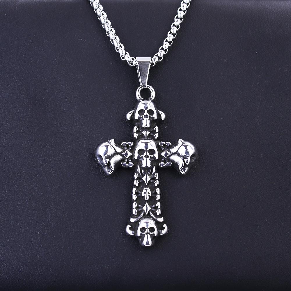 Nordic Celtic Viking Soaring Eagle Stainless Steel Men's Pendant Necklace