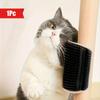 Washable Cat Scratcher Massager Detachable Cat Corner Grooming Brush Pet Hair Removal Massage Comb for Cats Relaxation