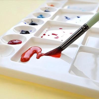 Color Palette with 20 Large Grids, Easy To Clean, Art Class Paint Tray