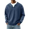 Men's Fashion Color Round Neck Long Sleeve Casual Fashion Versatile Long Sleeve Loose T-shirt Top