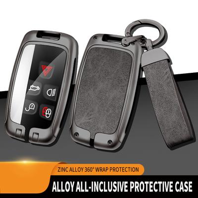 Capa para chave de carro, para land rover range rover sport evoque freelander 2 jaguar velar discovery 4 xf xj xjl xe C-X16 peças