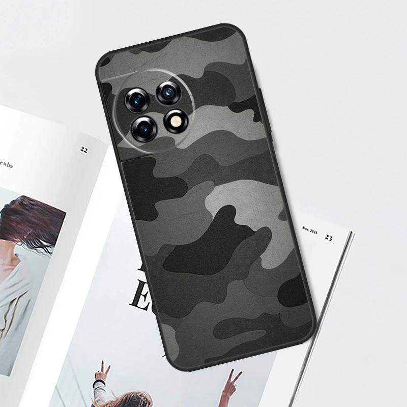 

Black Night Camo Camouflage Case For OnePlus Nord CE 5 2 3 4 Lite N30 OnePlus 11 12 13 15 13T 13R 10T 12R 9 10 Pro Cover OnePlus 10T
