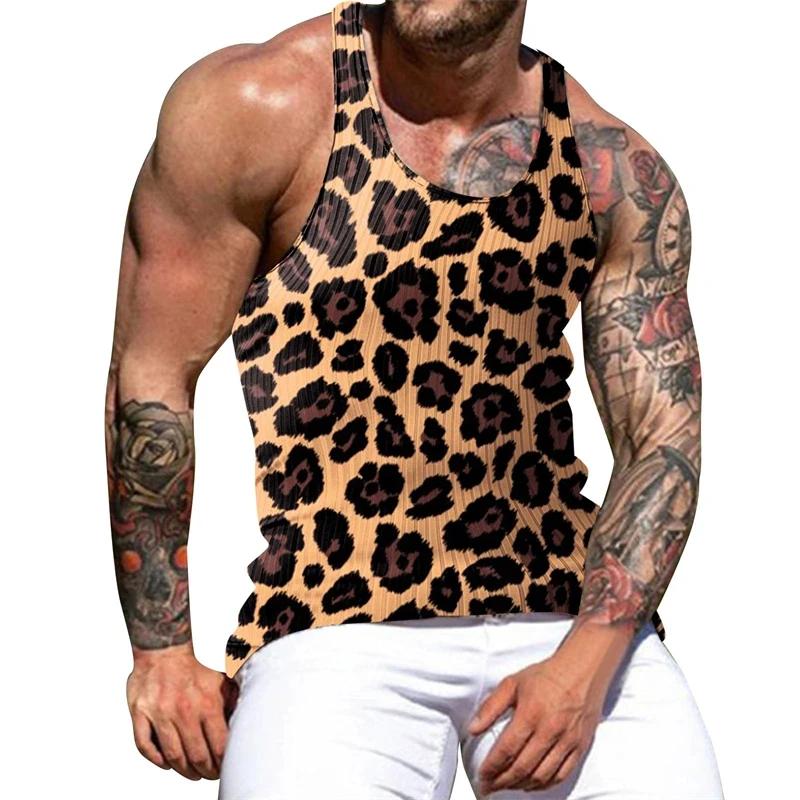 Man Tank Tops 3D Design Printing Vest Summer Fashion And Leisure