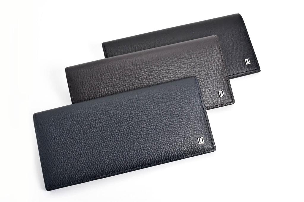 Daks Luster Men's Long Wallet, Black