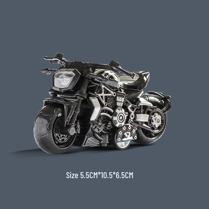 

Сплав Модель Игрушки Мотоцикла: Орнамент с инерционным механизмом для любителя гонок