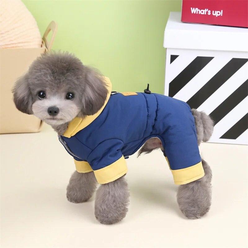 Warm Dog Clothes Winter Puppy Pet Coat Jacket For Small Medium Dogs Thicken Waterproof Yorkies Pets Clothing Hoodies Chihuahua