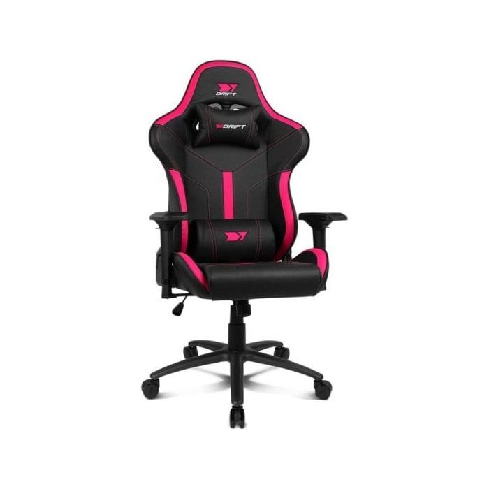 DRIFT GAMING Chair DR350 -DR350BP - Fauteuil De Jeu Professionnel, Simili Cuir, Accoudoirs 4D, Roulettes Silencieuses, Piston