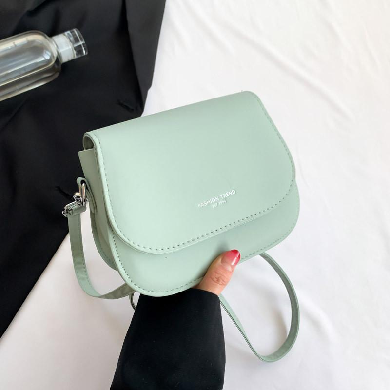 Stylish Minimalist Crossbody Bag 2023 Fall Trendy Pu Leather Saddle Bag For Women