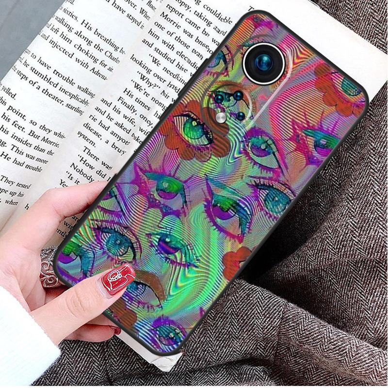 Eye Illustration Case For Honor 90 Lite 70 50 Magic 6 5 Pro Honor X8a X9a X6a X7a X8 X9 X8b X9b Back Cover