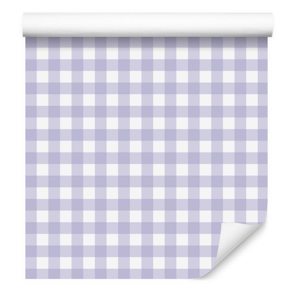 Wallpaper Fabric Pattern White and Blue for Living Room and Bedroom 50x1000