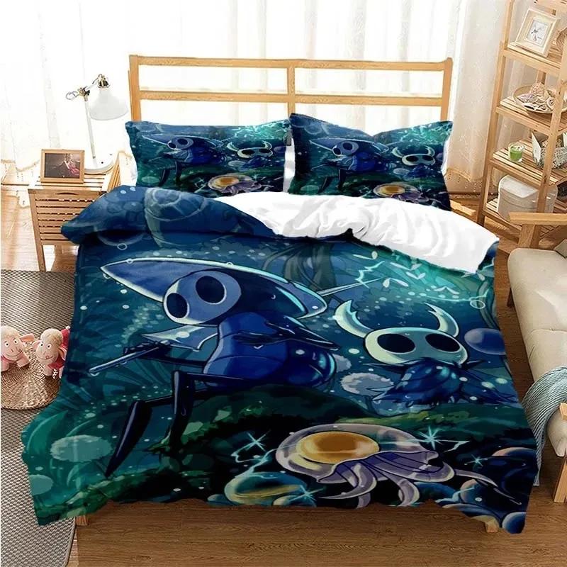 Hollow Knight Fashion Digital 3D NEW Duvet Cover Pillowcase Bedding Set Adult Boy Girl Bedroom Decoration Single Double Large