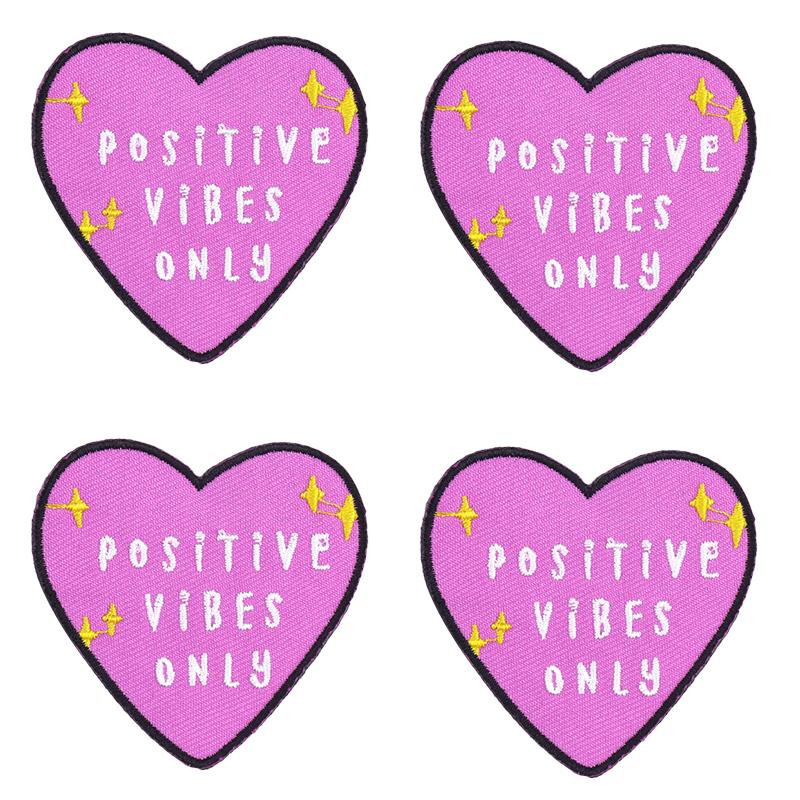 5pcs /Lots Letter Slogan Patch Letter Embroidered Patches Jackets Hats Sew Badges Patch Iron On Patches For Backpack Diy Stickers