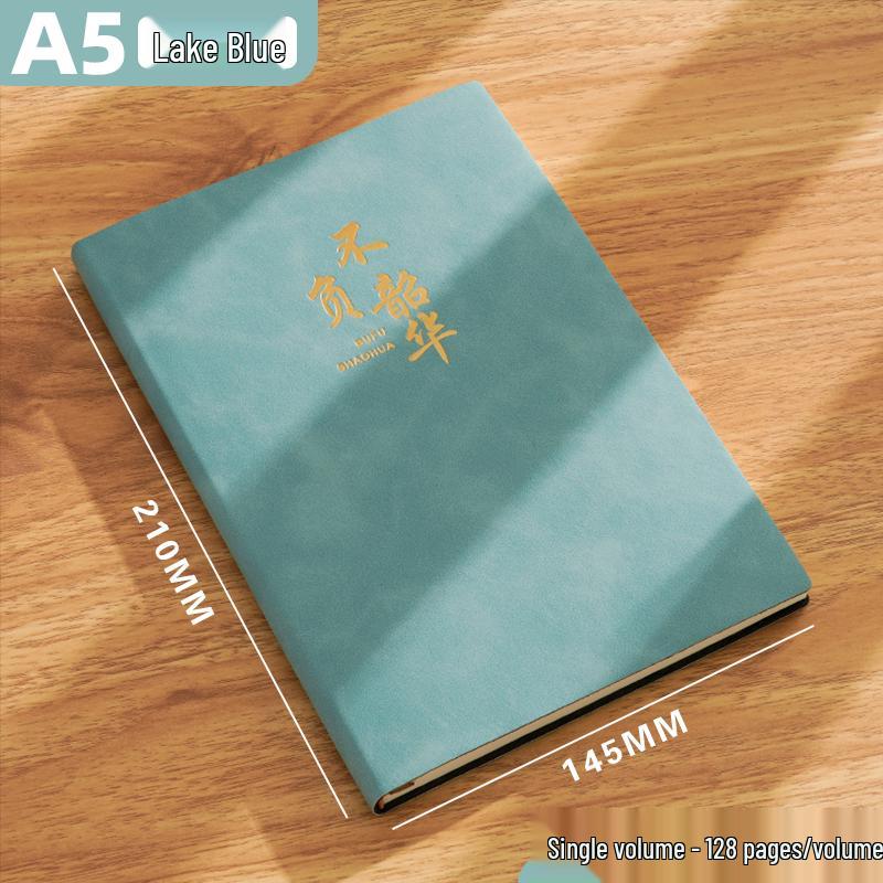2025 A5 Business Notebook: Soft Leather Travel & Work Diary