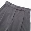 Herbst Neue 2024 frauen Hosen Beige Grau Schwarz Breite Bein Hosen Frauen Hohe Taille Baggy Hosen Frau Mode Sommer Büro hosen