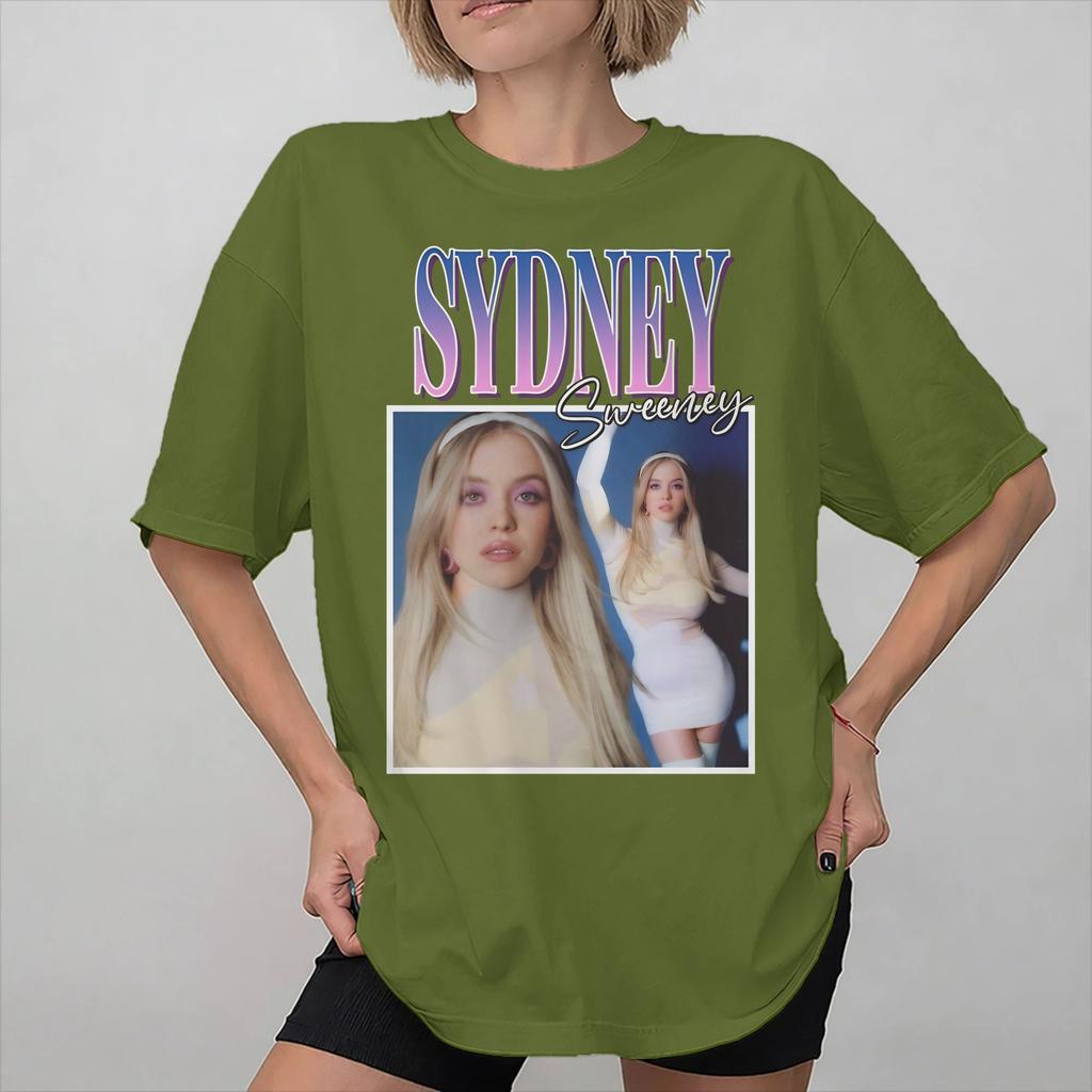 Cassie Howard Sydney Sweeney Apparel Unisex Women T Shirts Cotton Tee Graphic Printing Tops Tshirt