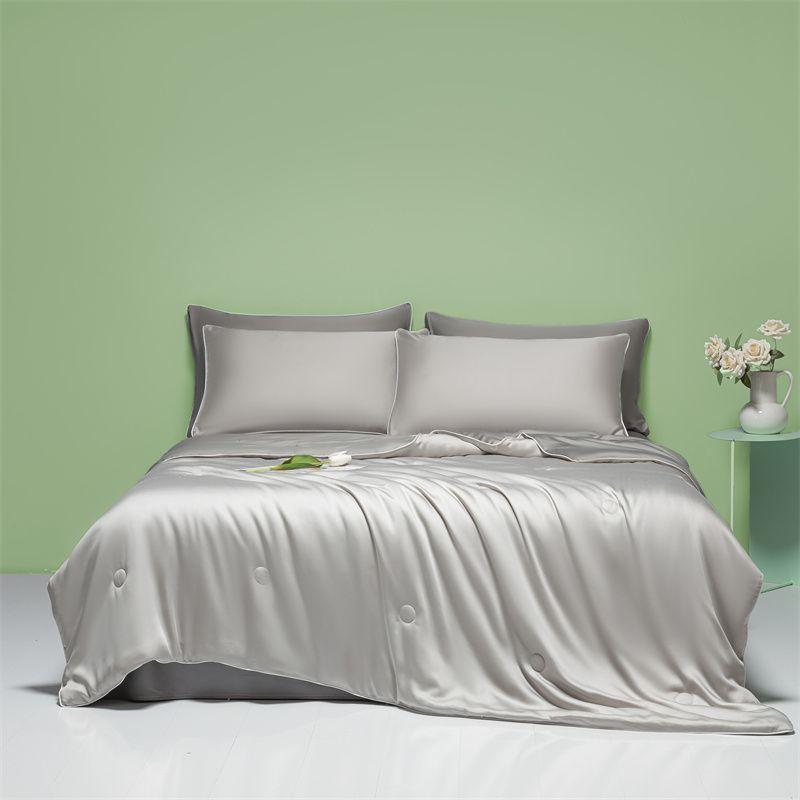 Washed ice silk summer quilt single summer quilt four-piece summer quilt summer air conditioning quilt double thin quilt