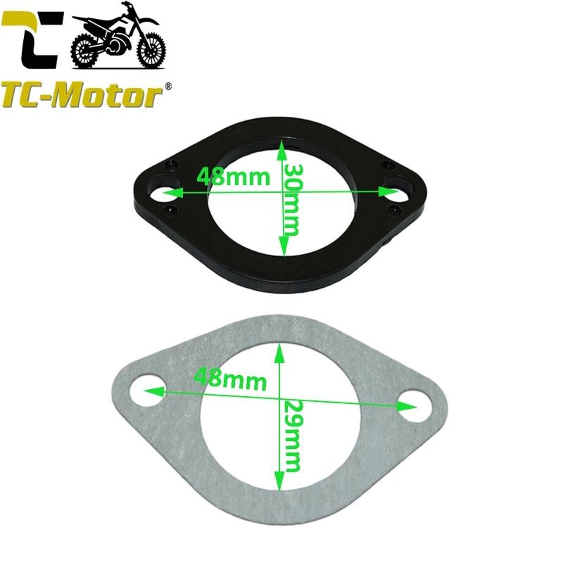 TC-Motor 30mm Carburetor Manifold Intake Pipe Isolator Gasket For Pit Dirt Bike 150cc 160cc 250cc