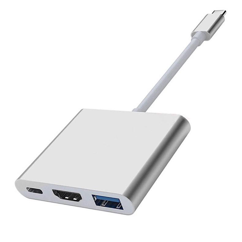 Type-C To HDMI 3-in-1 Expansion Dock for TV and Projector