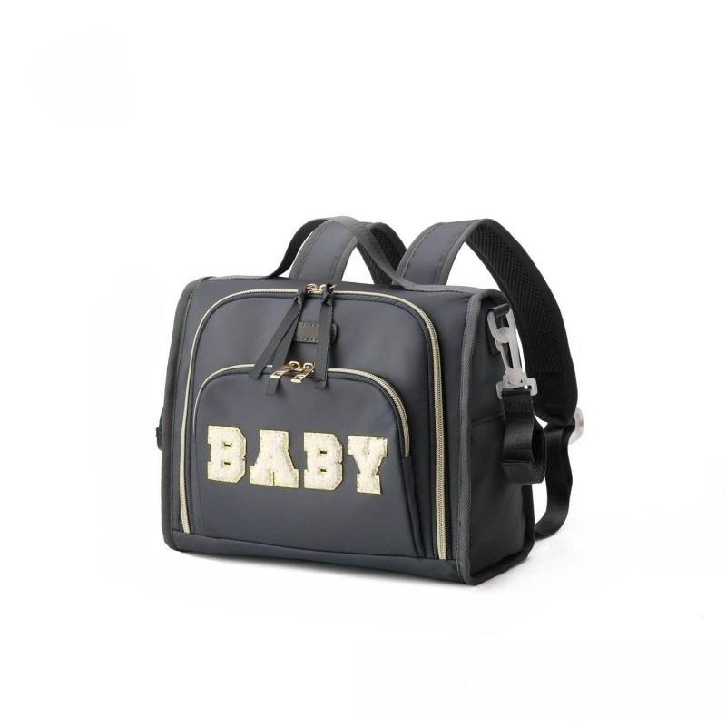 Stroller Caddy Organizer - Heavy-Duty Nylon, Adjustable Straps for Uppababy/BOB, 6-Pocket Design for Mom Essentials