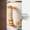 Chaxun Gold-Painted Ceramic Tea Separation Mug