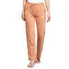 Womens Printed Brown Drawstring Mid Rise Regular Fit Lower