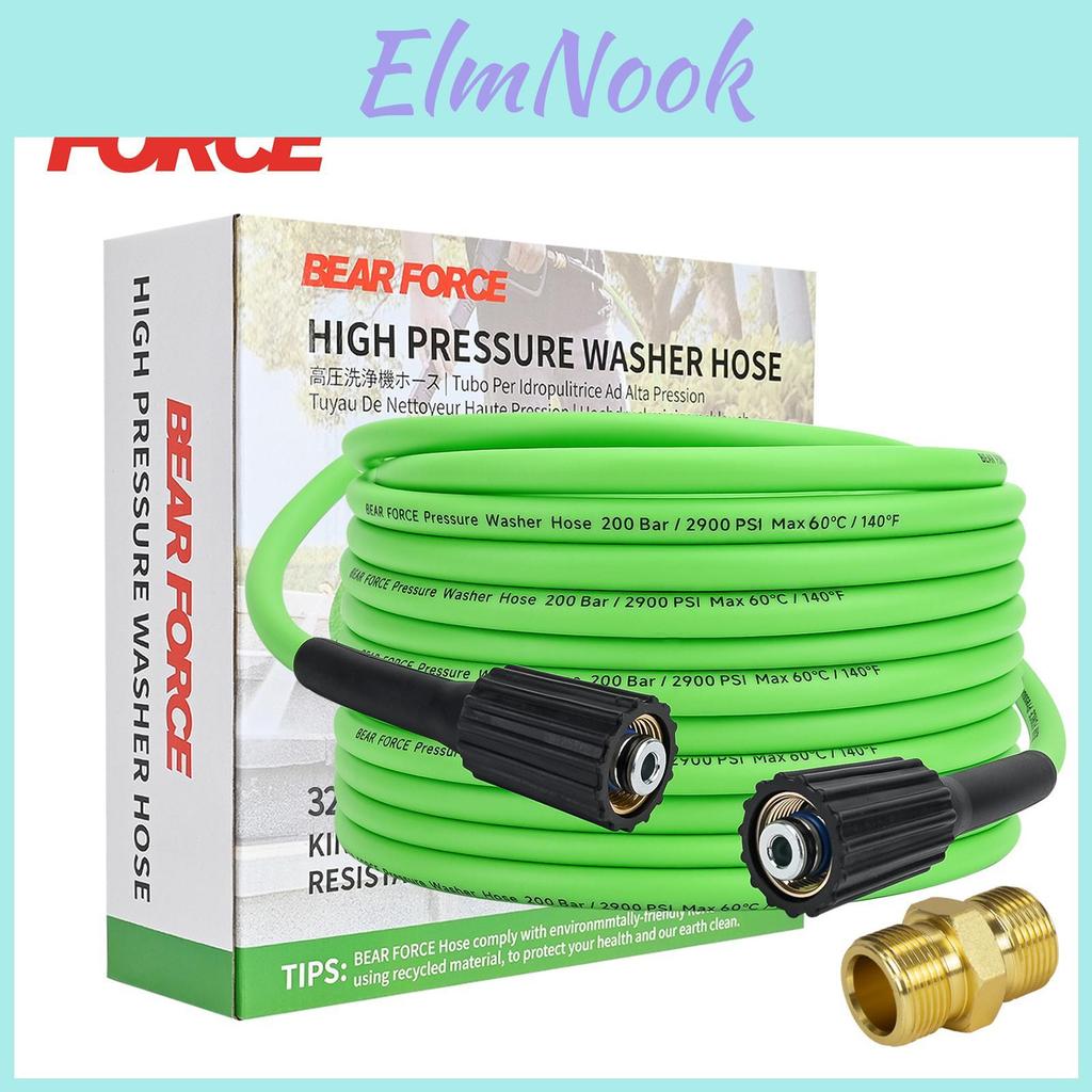 Pressure Flexible Washer Hose Super 10m32ft 3200 Psi Kink Resistant Power Washer Hose 14 Carwash Extension Hose M22pin 1415