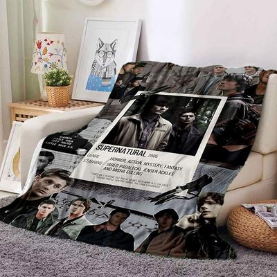 1 stuks Supernatural 22 Deken Zacht Warm Plaid voor Huis, Kantoor, Reizen Alle Seizoenen Gezellig Beddengoed Cadeau, Kantoor Gezellig Accessoire