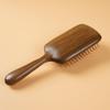 Sandalwood Air Cushion Wooden Hair Comb - No Tangles, Smooth Gliding, Portable, Ideal for Home Hairdressing and Scalp Massage.