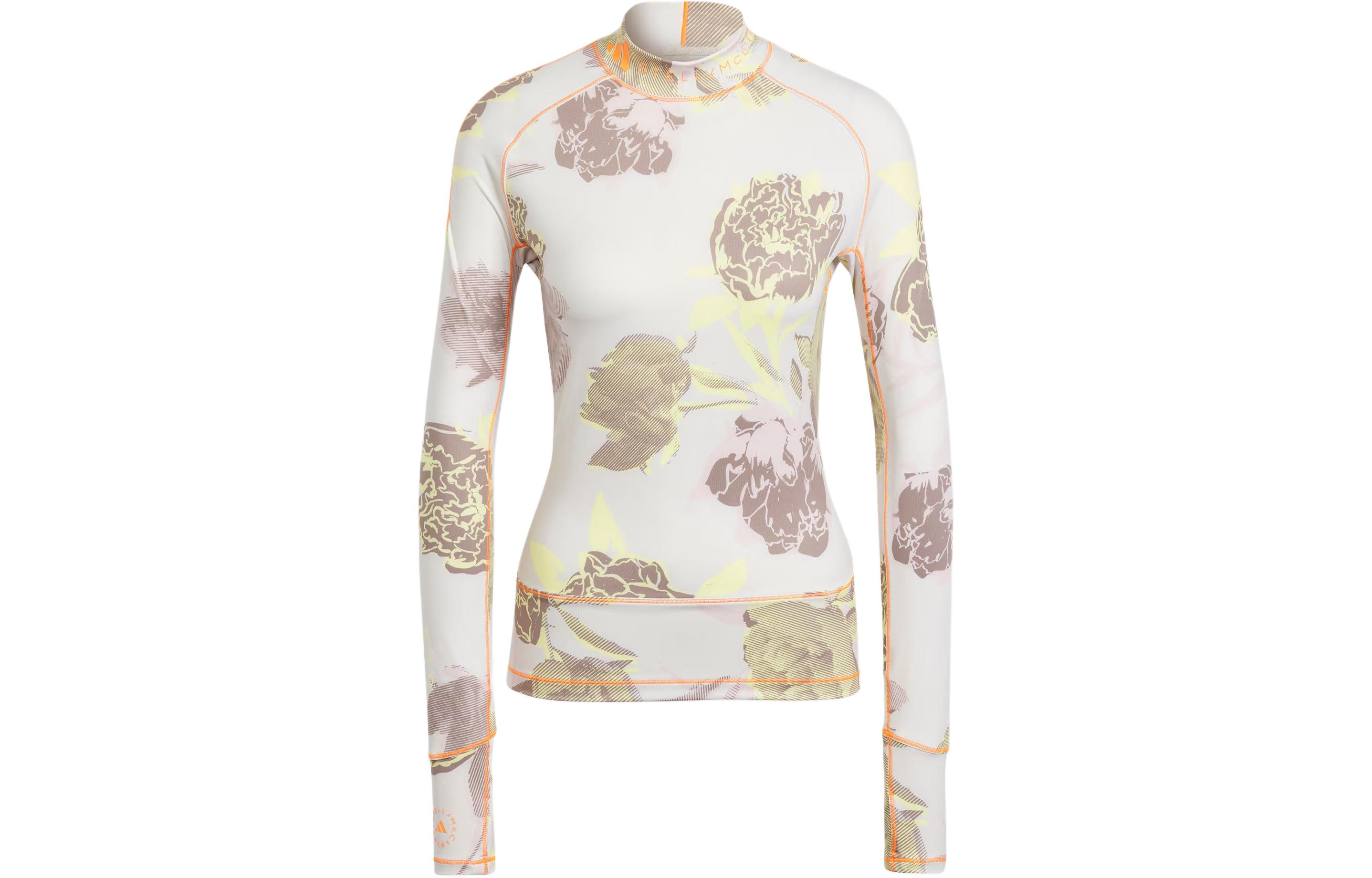 Adidas x Stella McCartney Raglan Sleeve T Shirt Women s Mica Powder IN3634 XS