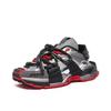 Unisex Chunky Sneakers Low Top Breathable Casual Shoes Men Women Comfortable Round Toe Leather Upper