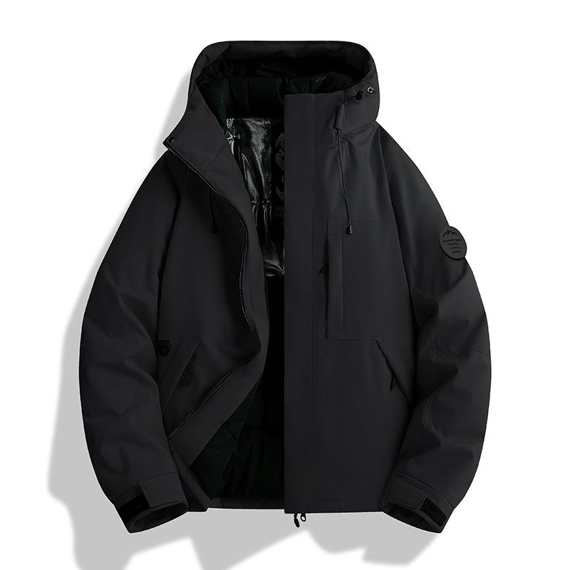 Men's Trendy Windproof Warmth-Keeping Loose Cotton Jacket for Couples - Autumn/Winter Casual Outerwear