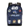 Plecak Szkolny I Do Pracy Star Wars Dark Blue Pilot, Pojemny 43X30X18 Cm