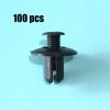 50/100pcs 8mm Car Clips Universal Purpose Plastic Expansion Rivets Car Decoration Folder Door Push-Type Trimming Plate Clips