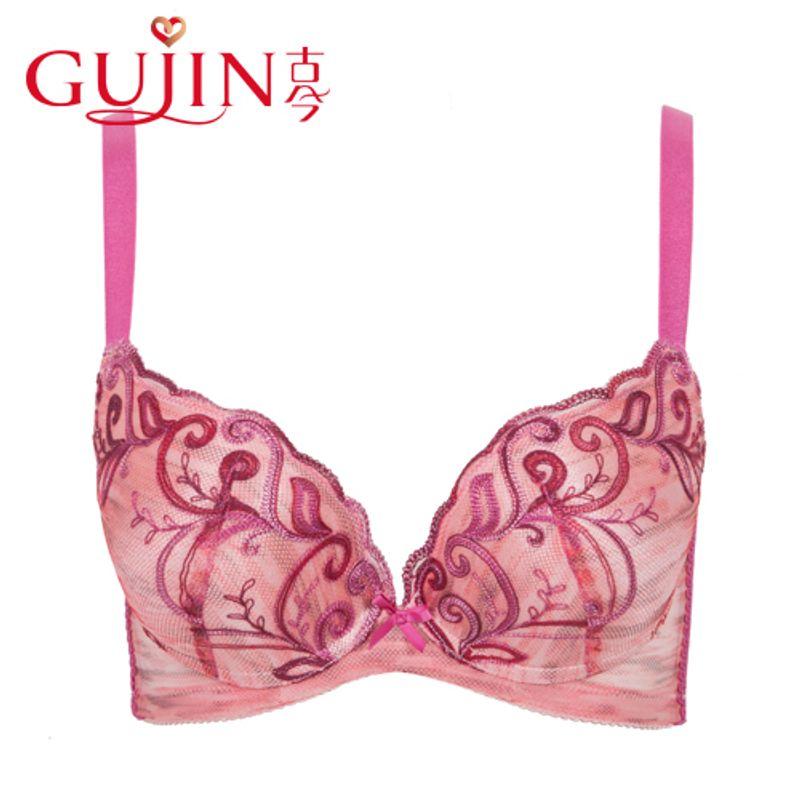 

Ancient and Modern Women s Intimates 3/4 Cup Top Thin Bottom Thick Sexy Lace Embroidery Concentrated Shape Intimates Bra 0g881 70B Brilliant purple