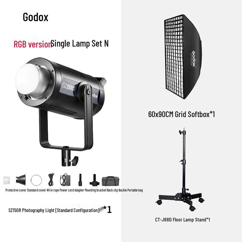 Godox SZ150R Полноцветный RGB LED Видеосвет Комплект