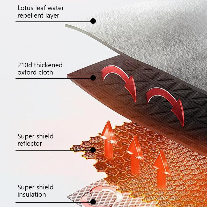 SEAMETAL Motorcycle Cover Motorbike Waterproof Outdoor Storage Bag Heavy Duty Motorcycle Scooter Shelter Protection Cover with Lock Holes