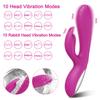 Rabbit Vibrator for Women Powerful Clitoris G Spot Stimulator Vagina Nipple  Clit Massager Dildo Sex Toys Female Adults Supplies