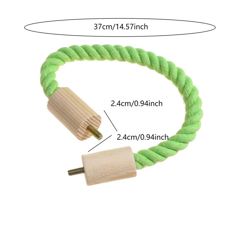 

Игрушка для дрессировки попугаев, клетка для дрессировки попугаев, хлопковая веревка, сгибаемая палка для домашних птиц, жердочки для упражнений для волнистых попугаев, попугаев