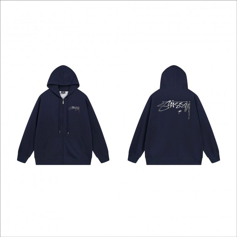Stu Print Kapuzenpullover Langarm Herren Damen Winter Freizeit Übergroß Pullover