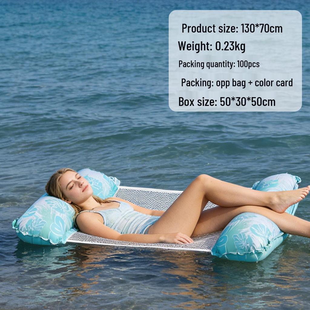 Z 4-Tube Inflatable Raft: Foldable Outdoor Lounge Chair & Water Hammock