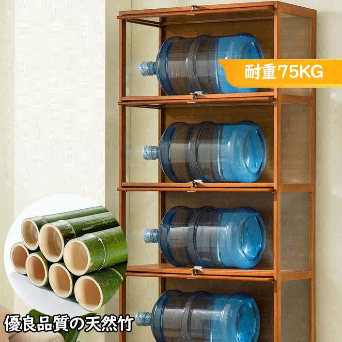 PFLife Figure Case Wooden Transparent Panel Cabinet Display Case Shelf Collection Rack Figure Goods Large Capacity Japanese Style Display Case Display