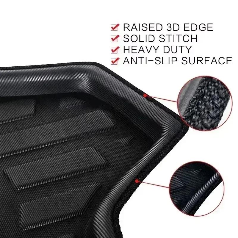 Car Rear Trunk Mat for Hyundai Tucson NX4 N-Line LWB 2022 2023 2024 Waterproof Luggage Cargo Boot Liner Covers Rug Custom Parts